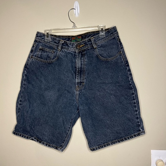 Vintage Structure Jean Shorts - Picture 1 of 8